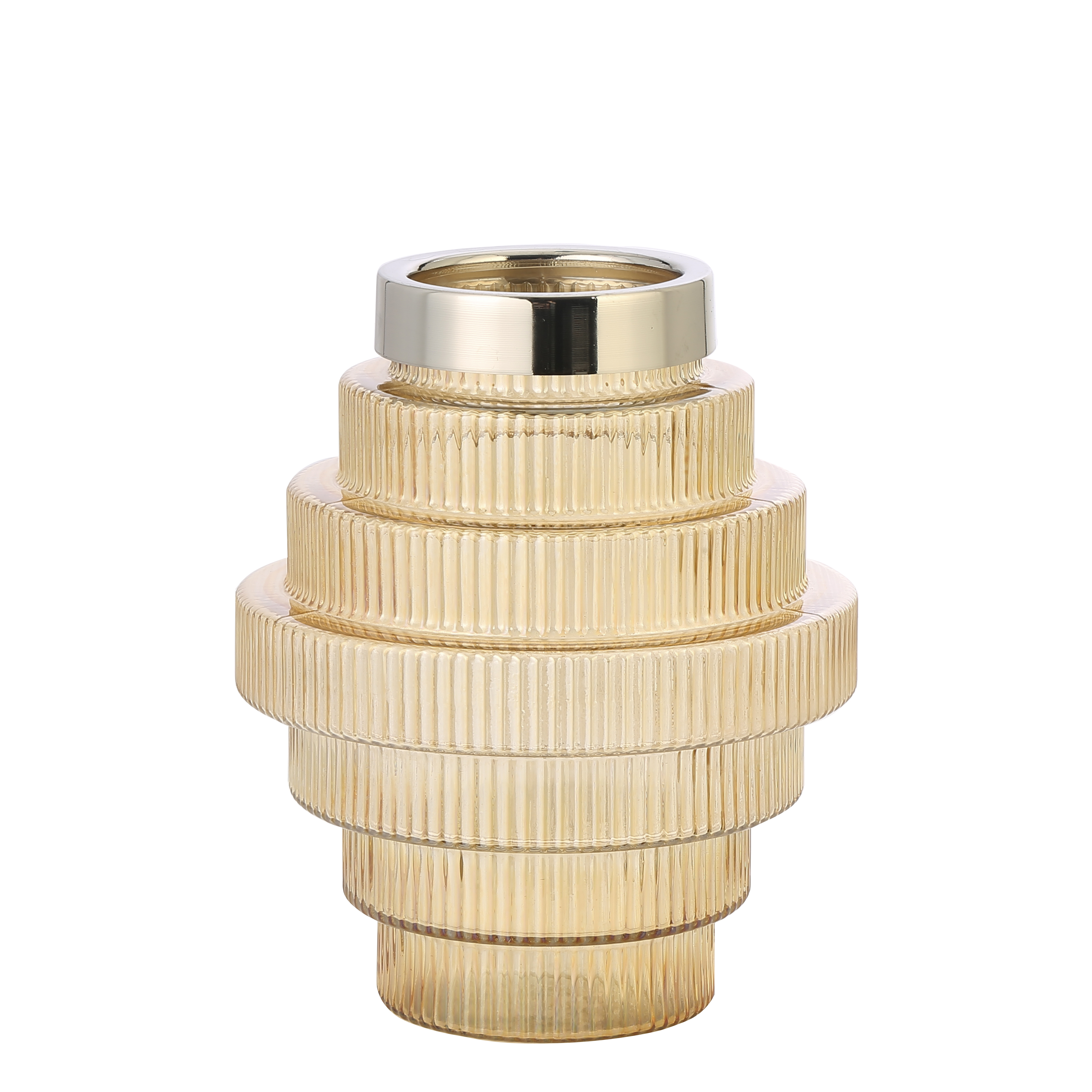 Açık Sarı Katlı Vazo AK.WLT0972